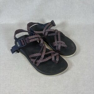 Chaco ZVOLV‎ X2 Blue Red Strappy Sandals Women's Size 7 Adjustable Straps Shoes